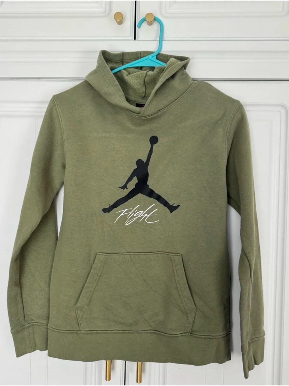 Lot of 4!! Nike Kids Jordan & Nike Pullover Hoodies - Black, Olive, White
